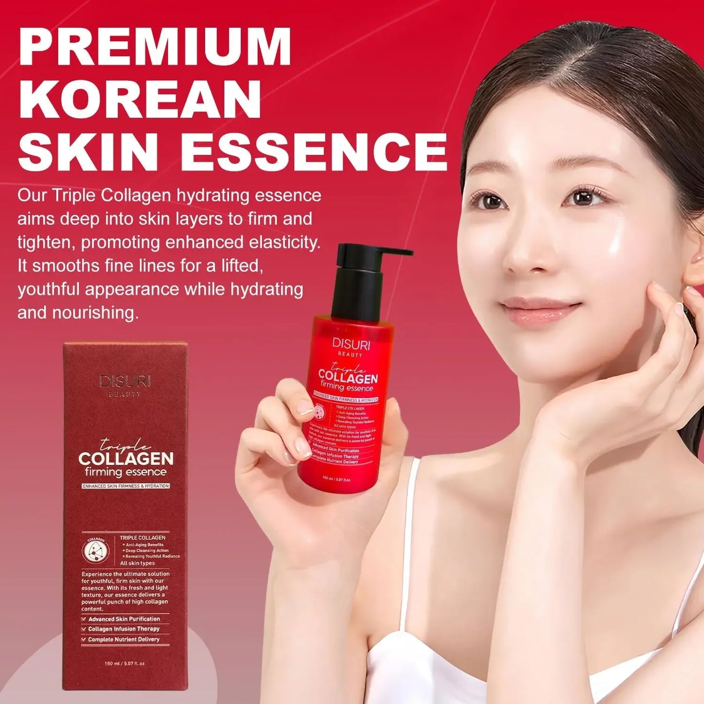 Triple Collagen Firming Essence – Anti-Aging, 5.07 oz | DISURI Beauty-2