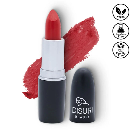 DISURI Beauty Vegan & Cruelty-Free Matte Bullet Lipstick - Crimson Luxe #11-0