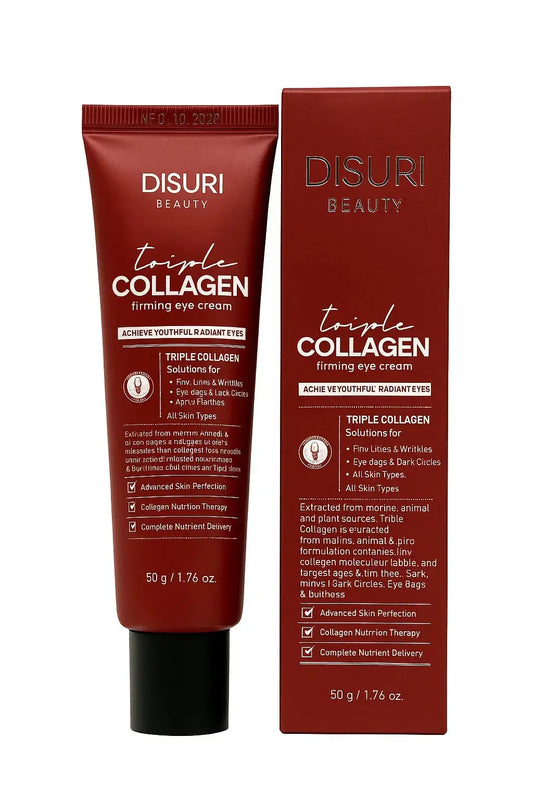 DISURI Beauty Triple Collagen Firming Eye Cream – Anti-Aging Treatment, 1.76 oz-0